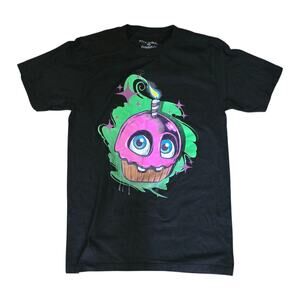 Five Nights at Freddy's Cupcake Carl Shirt Adult SZ S Graphic Print Adult Horror